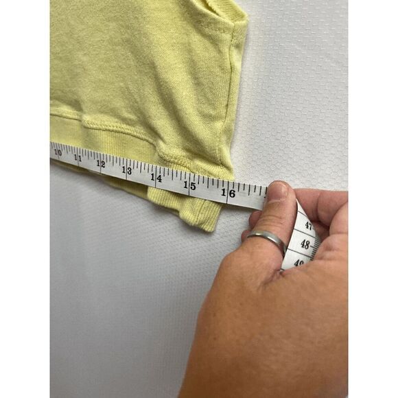Zara Girls San Diego USA Sleeveless Cropped Top Yellow Size 10 - Picture 9 of 10
